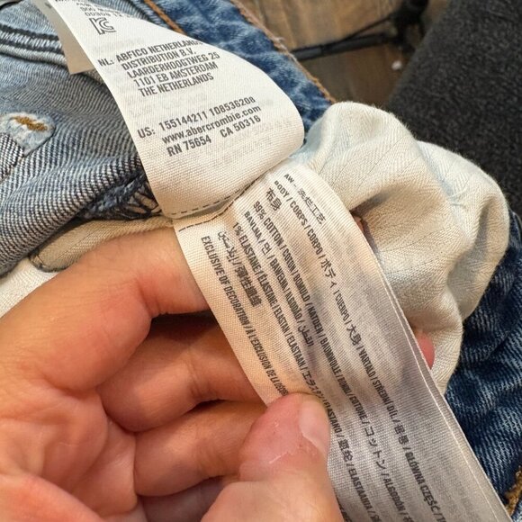 Abercrombie & Fitch High Rise Skinny Curve Love jeans - Picture 5 of 5